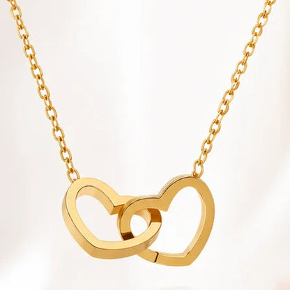 Osito Joyero + Collar de Corazones Enlazados