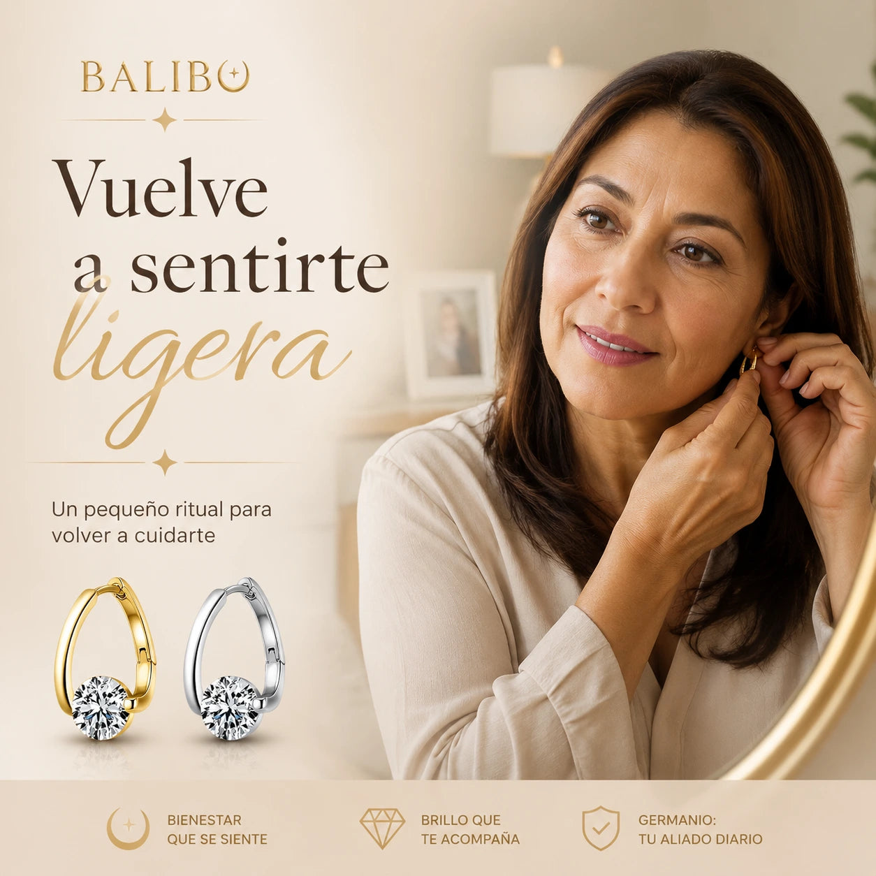 ✨ Ritual Ligero | Aretes de Germanio