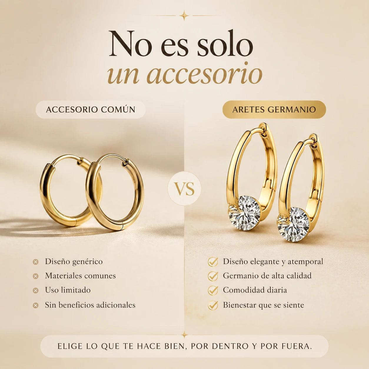✨ Ritual Ligero | Aretes de Germanio